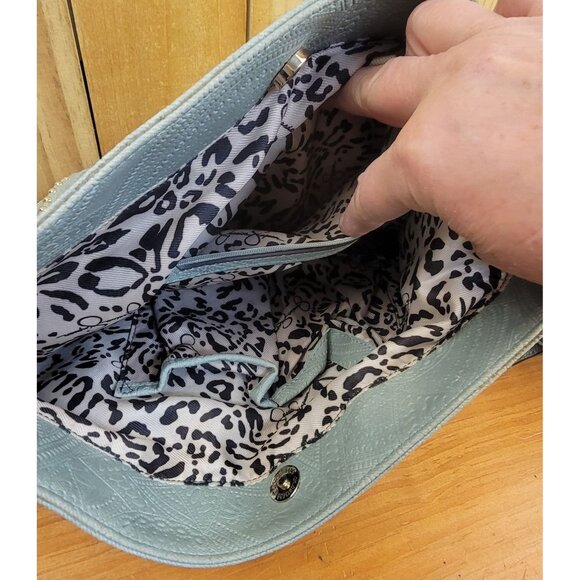 Jessica Simpson "London" Hobo Baltic Blue Purse - Picture 14 of 16